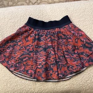 lululemon athletica Red and Black Skirt